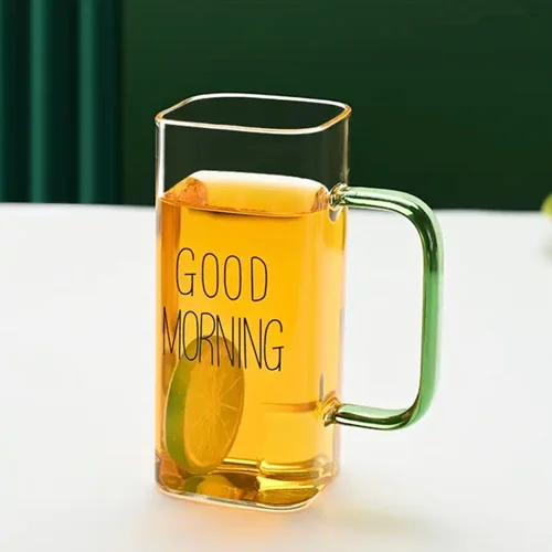 ماگ طرح Good Morning مدل مربعی ( در دو سایز )