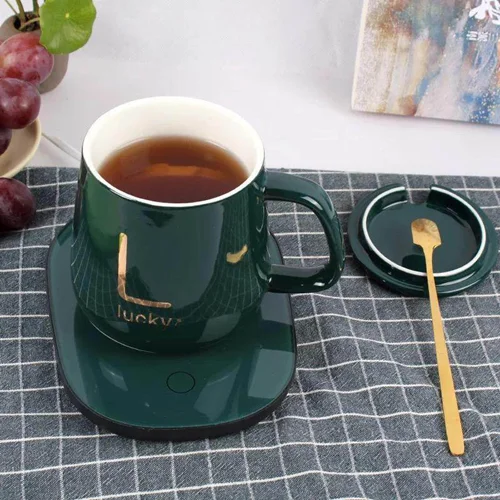 ماگ حرارتی لاکی همراه با صفحه گرمکن برقی و جعبه کادویی
