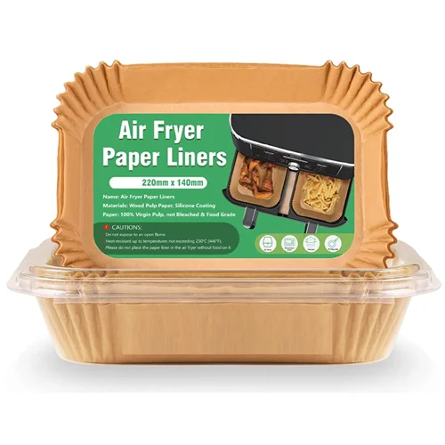 ورق نسوز مستطیلی مدل Air Fryer Pad Paper بسته 50 عددی کد 4